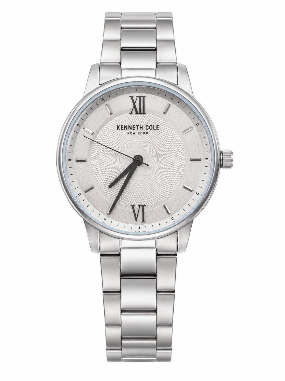 KENNETH COLE New York Men’s Stainless Steel Quartz Watch – Silver Dial - NEW